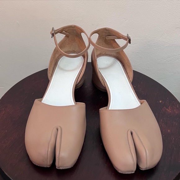 Margiela Tabi Ankle Strap Ballet Shoes - Picture 1 of 4